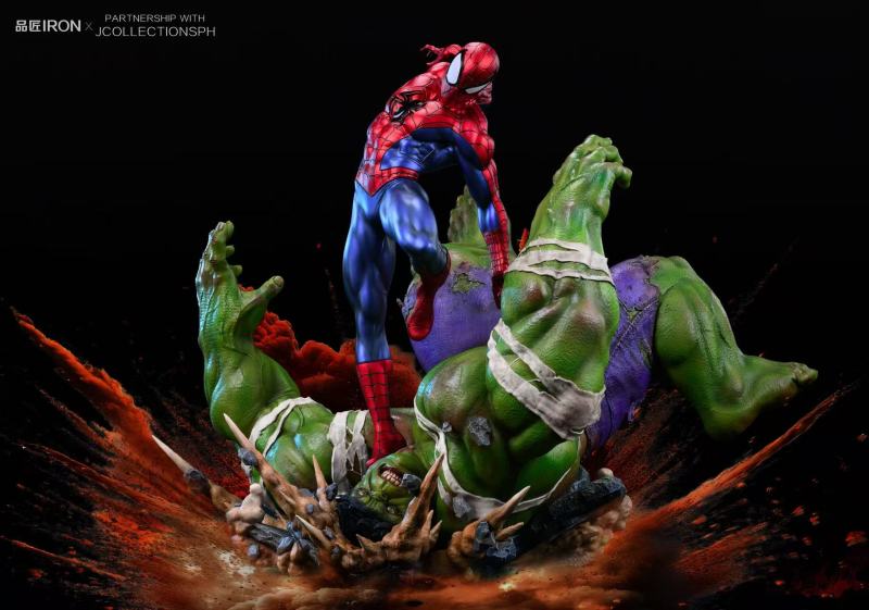 【Pre order】IRON Studio - Marvel Spider Man vs Hulk