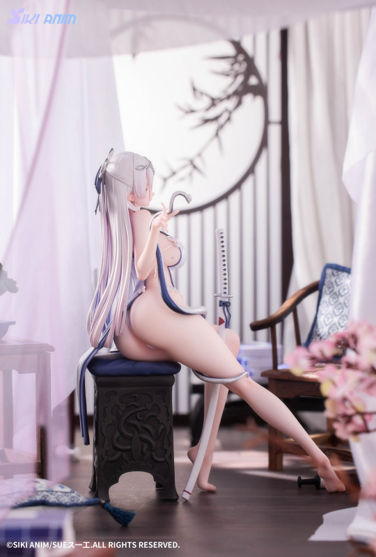 【Pre order】Siki Anim Studio 1/7 PVC Blue and White Snake (Copyright)