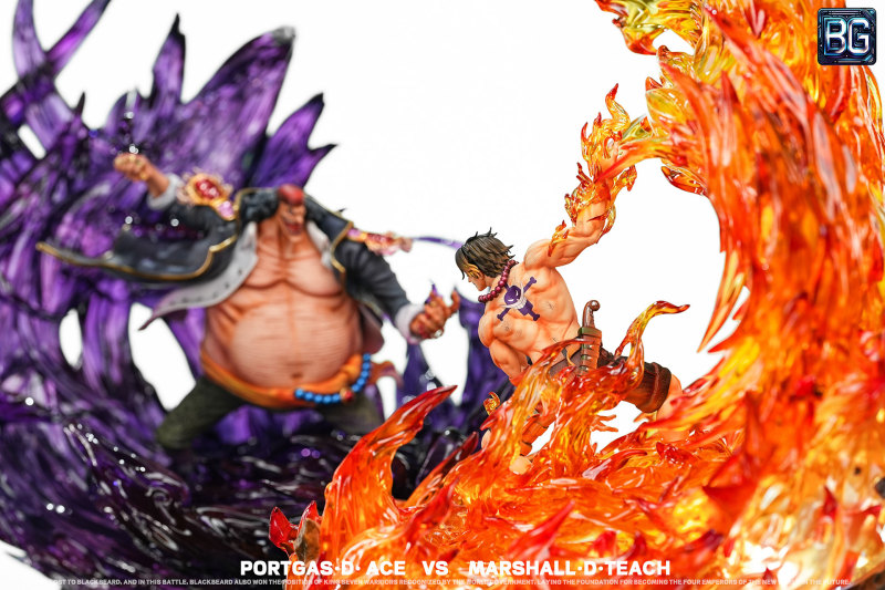 【Pre order】Badge Studio POP & 1/6 One Piece Ace VS Marshall·D·Teach