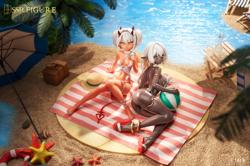 【Pre order】SSR FIGURE 1/7 PVC Caffeine Sauce & Dark Elf Dancer (Copyright)