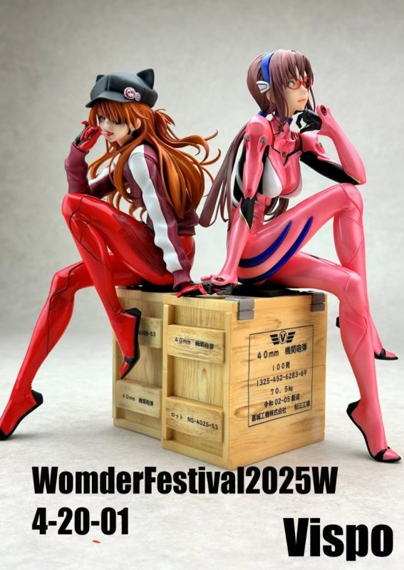 【Pre order】LongJingShi Studio 1/6 Neon Genesis Evangelion Asuka Langley Soryu & Mari Makinami Illustrious