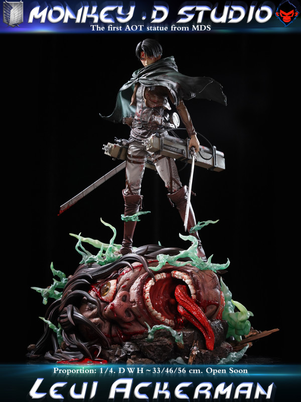 【Pre order】Monkey D Studio 1/6 & 1/4 Attack on Titan Levi Ackerman