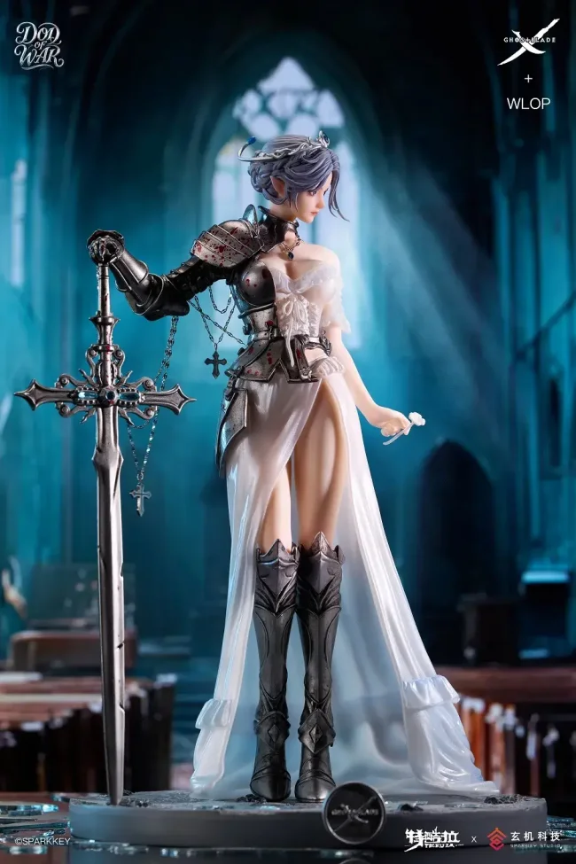 【Pre order】Sparkkey Studio x Tekuia Studio 1/7 PVC Ghost Blade Hai Qinyan: God of War (Copyright)