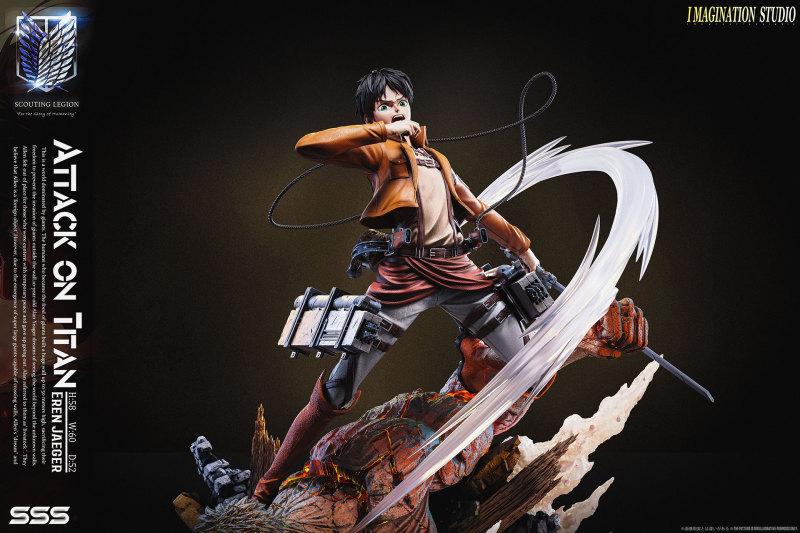 【Pre order】Imagination Studio 1/6 Attack on Titan Eren Jaeger