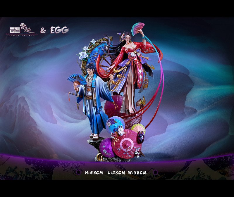 【Pre order】YunQi Studio x EGG Studio 1/6 One Piece Luffy & Boa Hancock