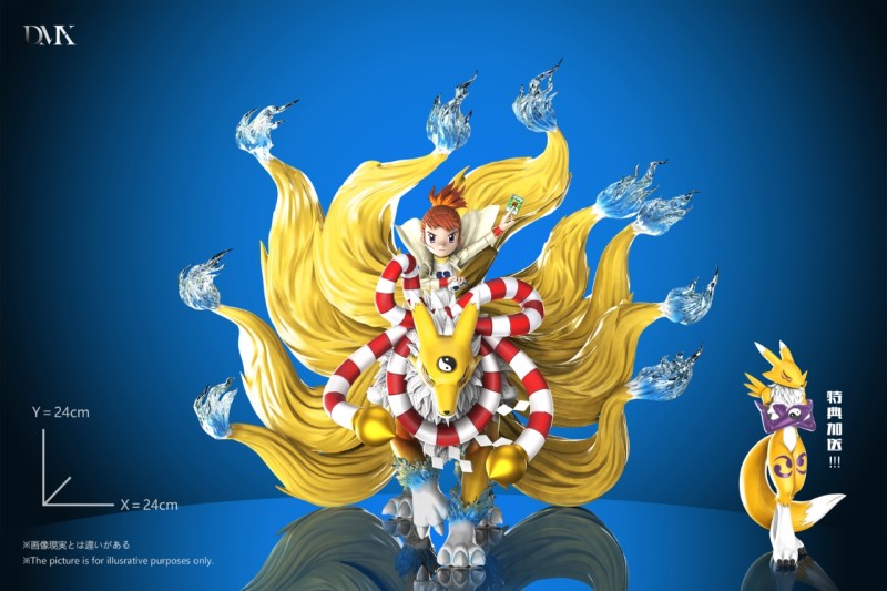 【Pre order】DMX Studio - Digimon Kyubimon & Makino Ruki & Bonus Youkomon