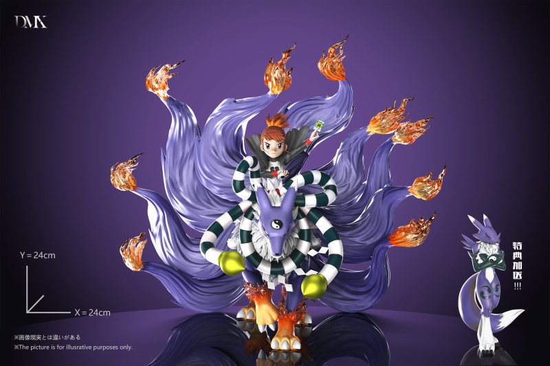 【Pre order】DMX Studio - Digimon Kyubimon & Makino Ruki & Bonus Youkomon