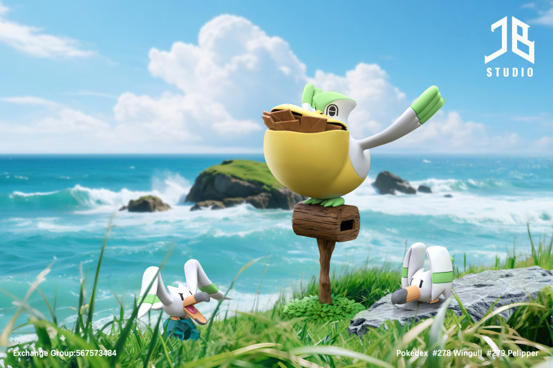 【Pre order】JB Studio 1/20 Pokemon Pelipper & Wingull
