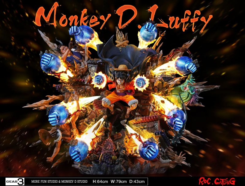 【Pre order】More Fun Studio x Monkey D Studio - One Piece Gear 3 Luffy