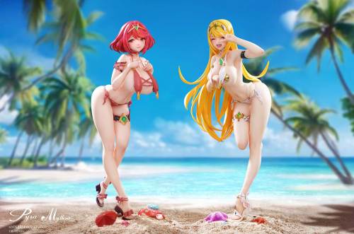 【Pre order】Hyperspace Studio 1/6 Xenoblade Chronicles Mythra & Pyra