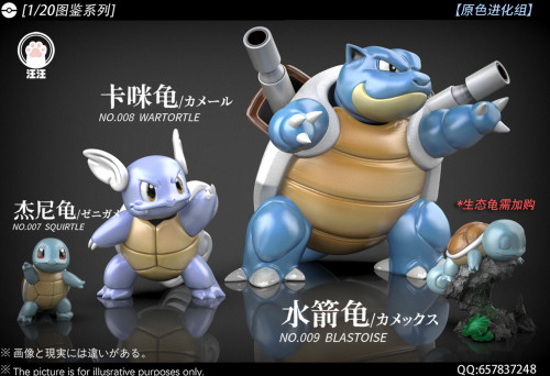 【Pre order】WangWang Studio 1/20 Pokemon Blastoise Set
