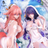 【In Stock】Hakimi Studio 1/6 Genshin Impact Raiden Shogun & Yae Miko