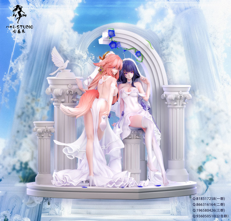 【In Stock】Hakimi Studio 1/6 Genshin Impact Raiden Shogun & Yae Miko
