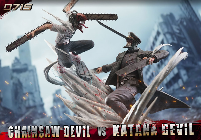 【Pre order】0715 Studio - Chainsaw Devil vs Katana Devil