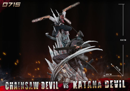 【Pre order】0715 Studio - Chainsaw Devil vs Katana Devil