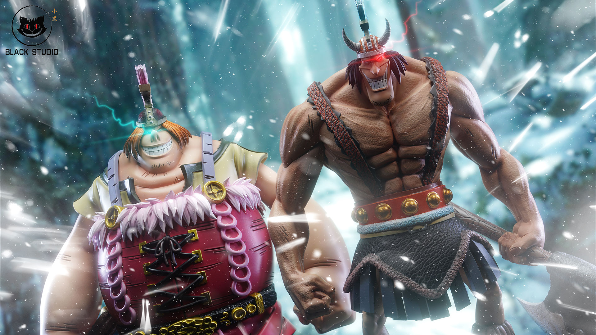 Pre order】Black Studio - One Piece Oimo & Kashi