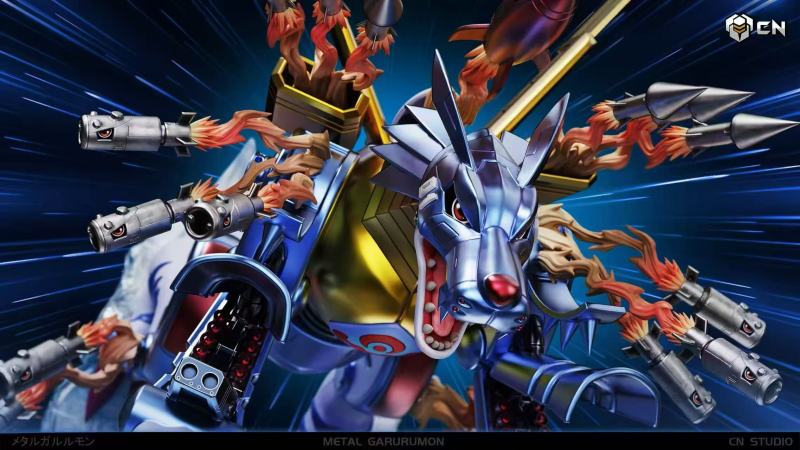【Pre order】CN Studio - Digimon Metal Garurumon