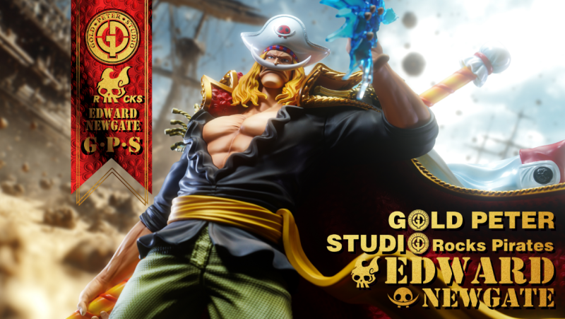【Pre order】Gold Peter Studio 1/8 One Piece Edward Newgate