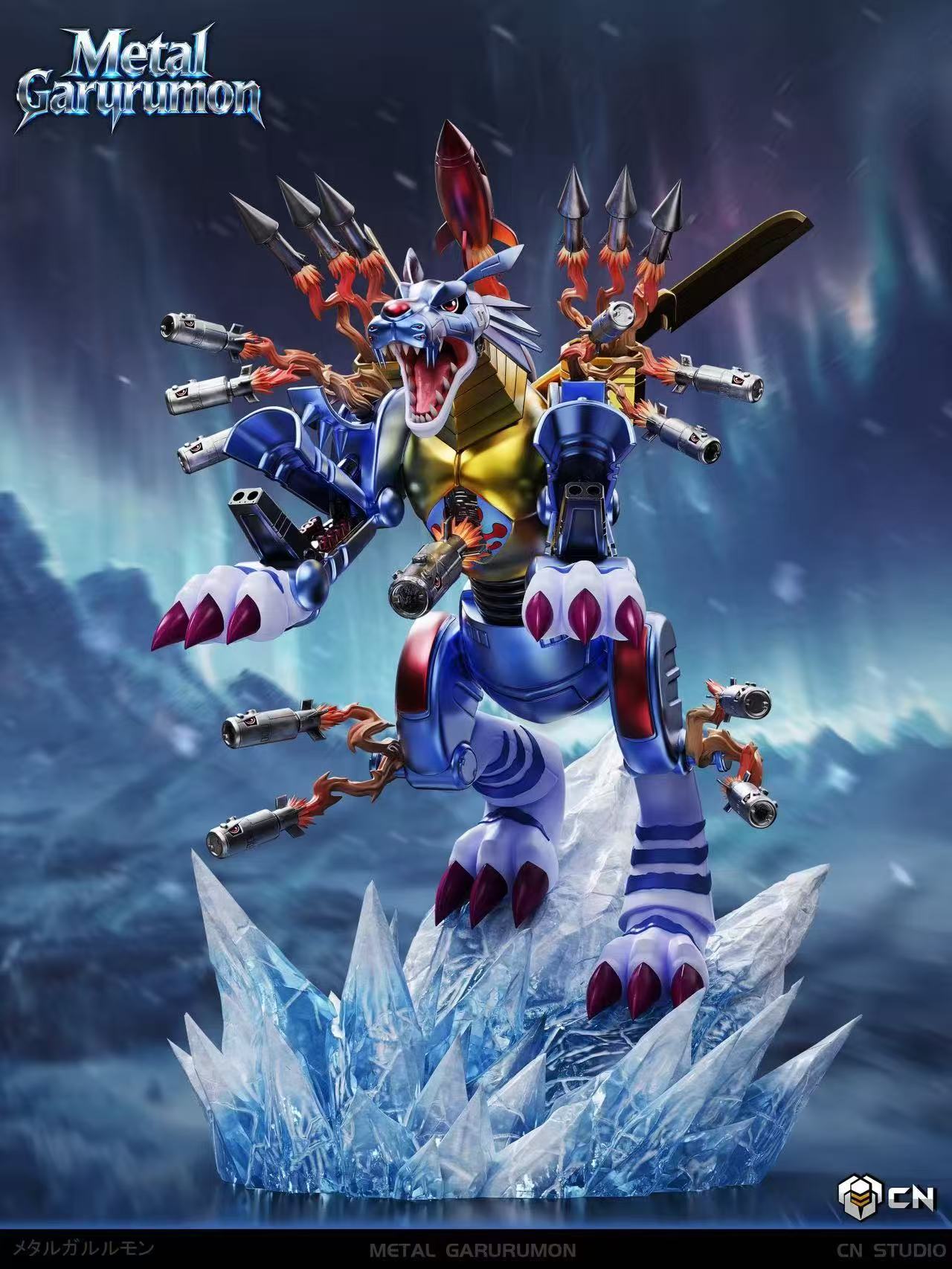 Pre order】CN Studio - Digimon Metal Garurumon