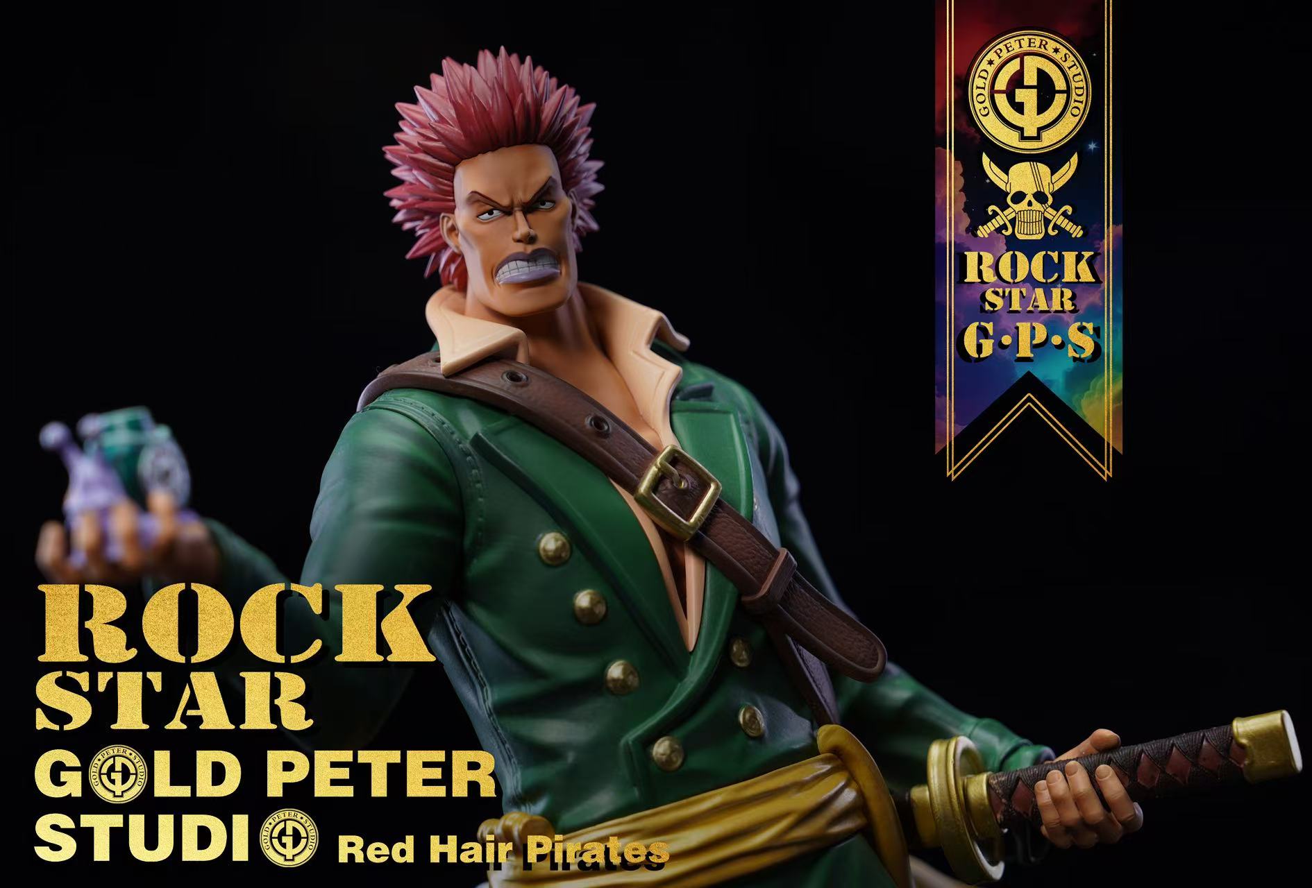 Pre order】Gold Peter Studio 1/8 One Piece Rock Star