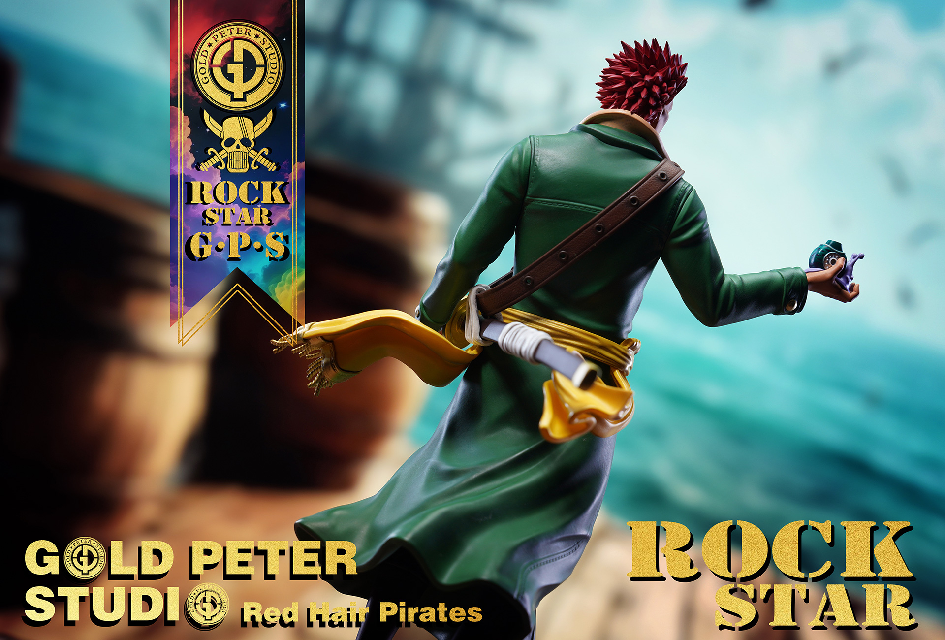 ワンピース PETER Gold Peter Studio - Edward Newgate One Piece - OrzGK