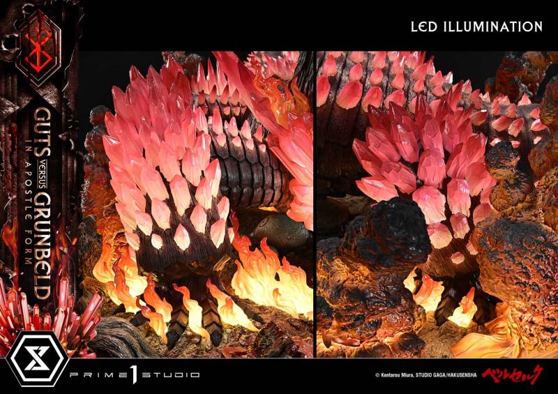 【Pre order】Prime 1 Studio - Berserk Guts Versus Grunbeld in Apostle Form UDMBR-02 (Copyright)