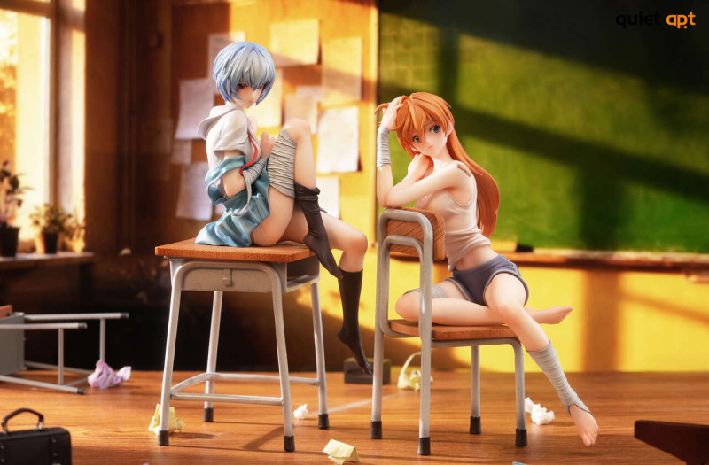 【Pre order】Quiet Art Studio 1/6 Neon Genesis Evangelion Asuka Langley Soryu & Ayanami Rei