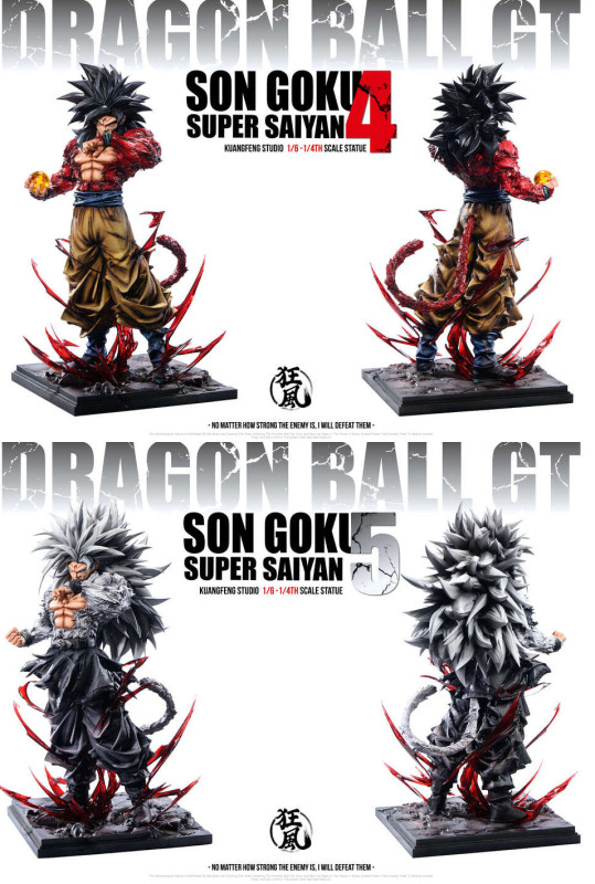 【Pre order】Kuang Feng Studio 1/6 & 1/4 Dragon Ball SS4 & SS5 Goku