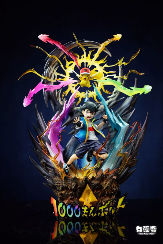 【Pre order】White Noise Studio 1/8 Pokemon Ash Ketchum & Pikachu Thunderbolt