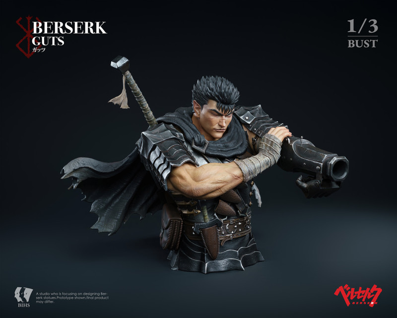 【Pre order】BIHS Studio 1/3 Bust Berserk Guts
