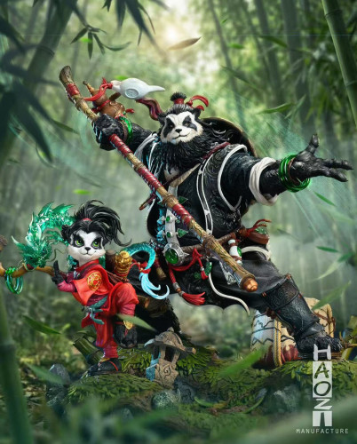【Pre order】HAOZI Studio - Pandaren Chen & LiLi