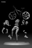 【Pre order】TKing Toys Studio 1/8 Bicycle Girl