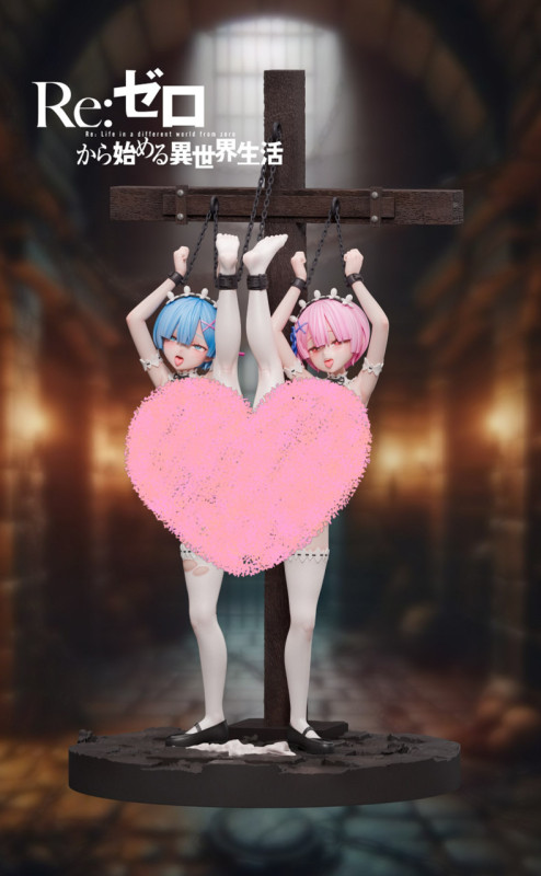 【Pre order】NTR Studio 1/6 Re:Life in a different world from zero Ram & Rem