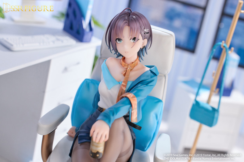 【Pre order】SSR FIGURE 1/7 PVC THE IDOLM@STER SHINY COLORS × Mahjong Soul Asakura Tooru Office Effortless Ver. (Copyright)