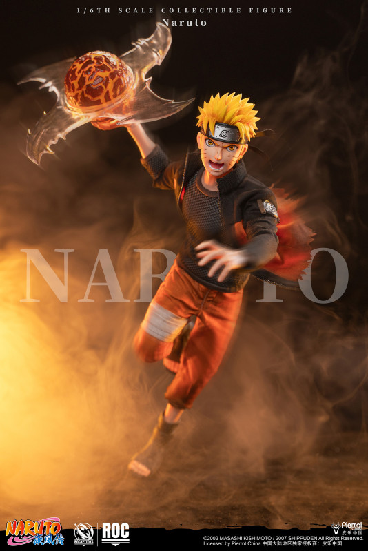 【Pre order】Rocket Toys 1/6 Naruto Battle damage Naruto Uzumaki Action Figure ROC-012 (Copyright)