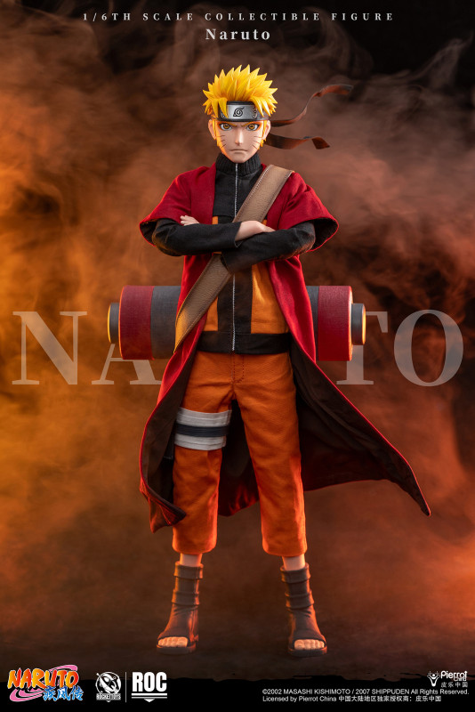 【Pre order】Rocket Toys 1/6 Naruto Sage Mode Naruto Uzumaki Action Figure ROC-011 (Copyright)