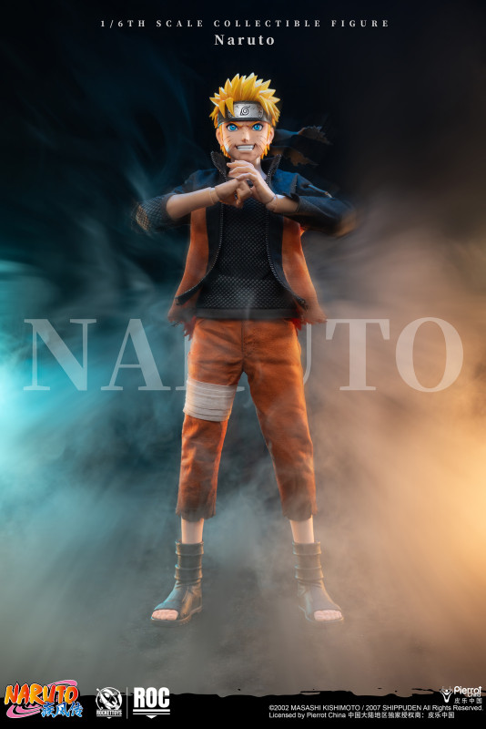 【Pre order】Rocket Toys 1/6 Naruto Battle damage Naruto Uzumaki Action Figure ROC-012 (Copyright)