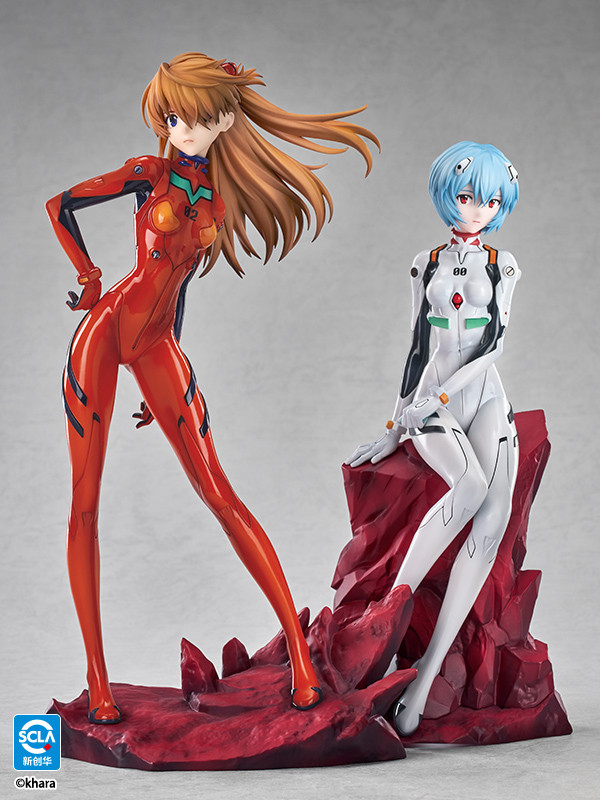 【Pre order】GSAS 1/7 PVC Neon Genesis Evangelion Asuka Langley Soryu & Ayanami Rei (Copyright)