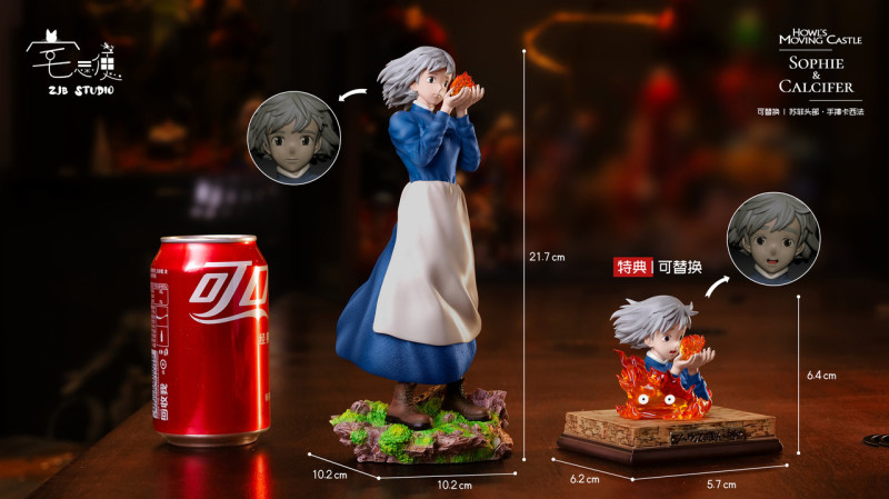 【Pre order】ZJB Studio - Howl's Moving Castle Sophie & Calcifer