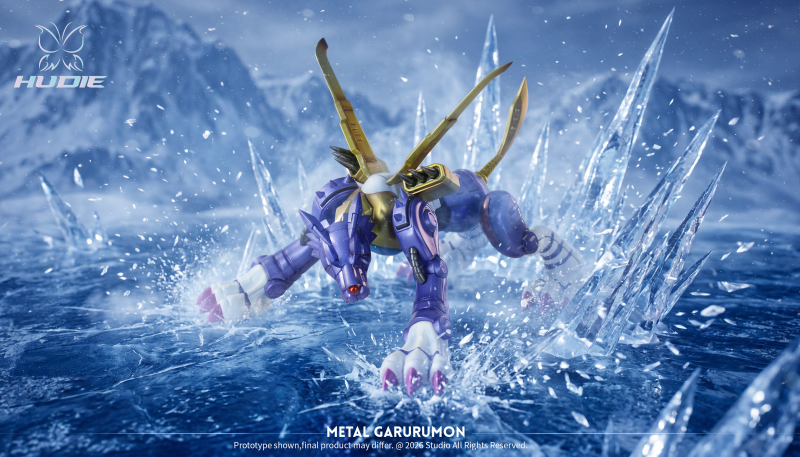 【Pre order】Hudie Studio - Digimon Metal Garurumon