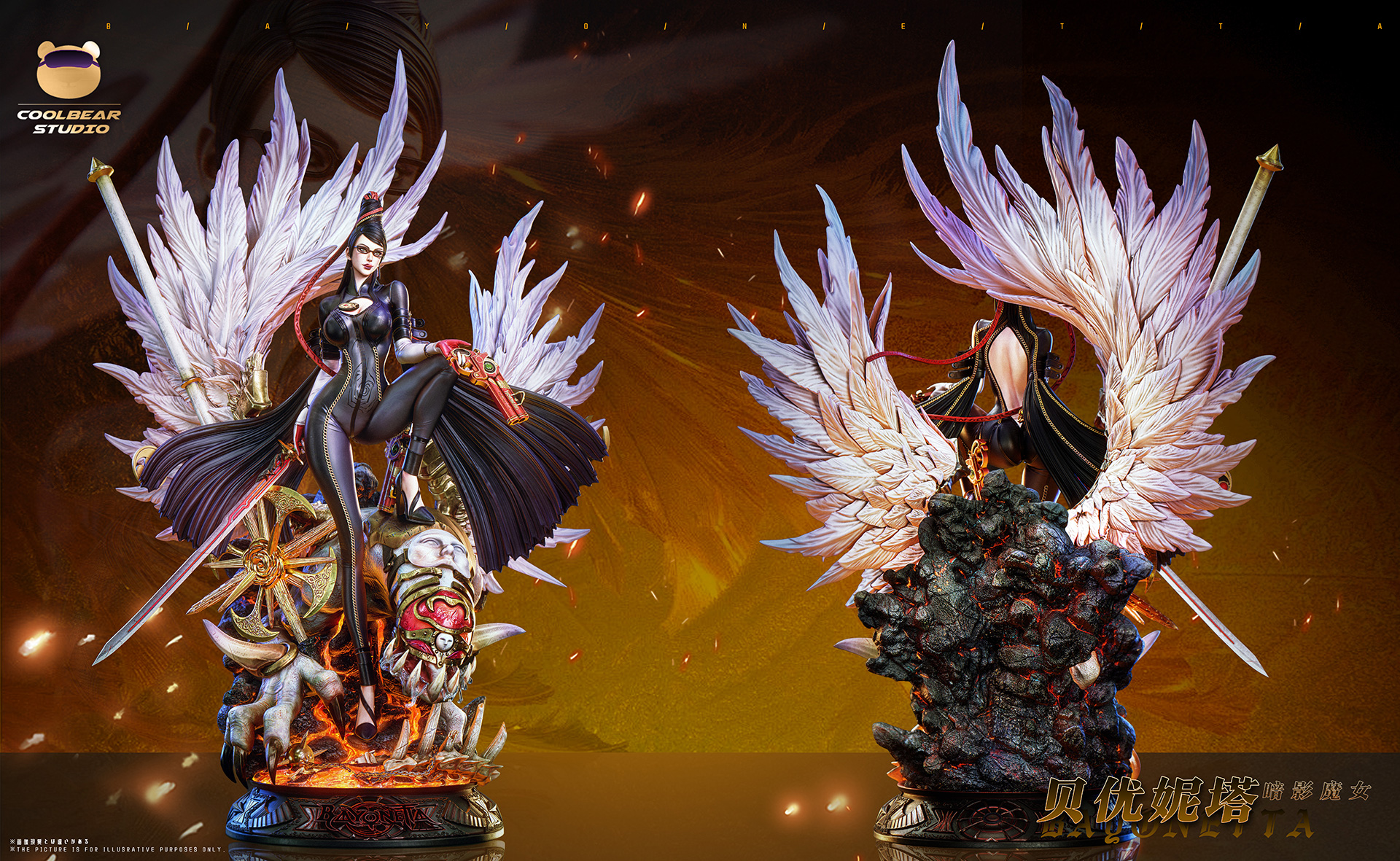 Pre order】Coolbear Studio 1/6 & 1/4 Bayonetta