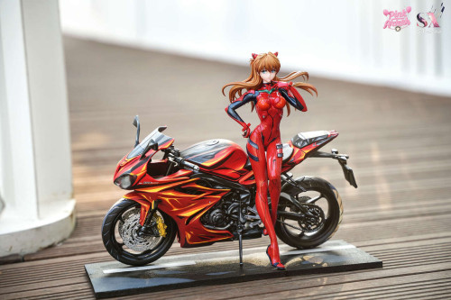 【Pre order】Aetheria Studio x SX Studio - Neon Genesis Evangelion Motorcycle Girl Asuka Langley Soryu