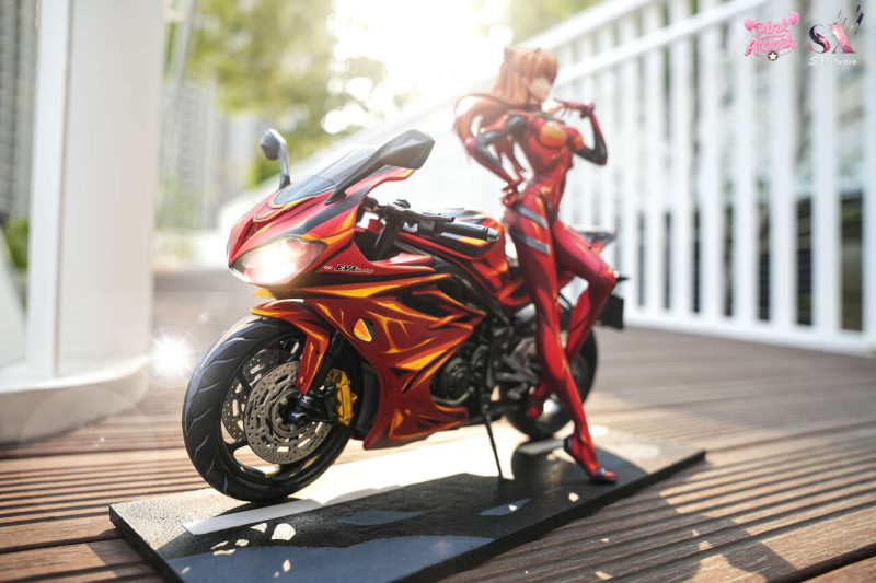 【Pre order】Aetheria Studio x SX Studio - Neon Genesis Evangelion Motorcycle Girl Asuka Langley Soryu