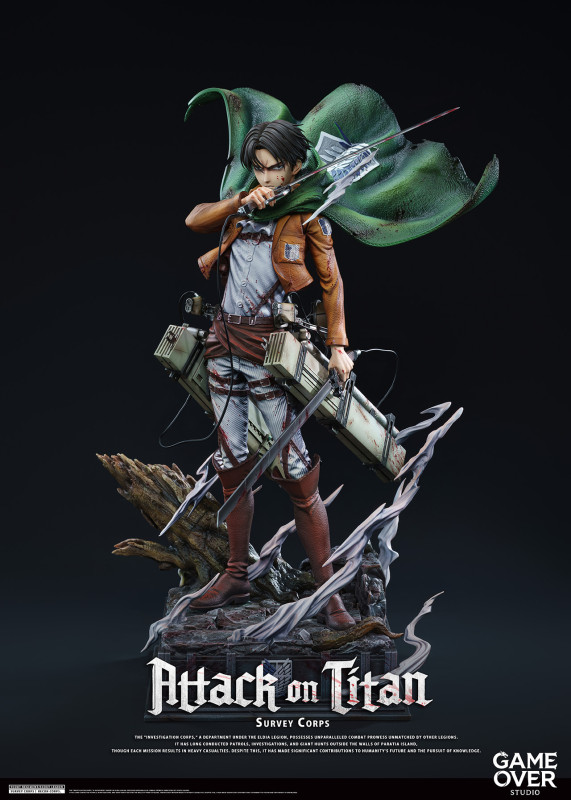 【Pre order】Game Over Studio 1/6 & 1/4 Attack on Titan Levi Ackerman