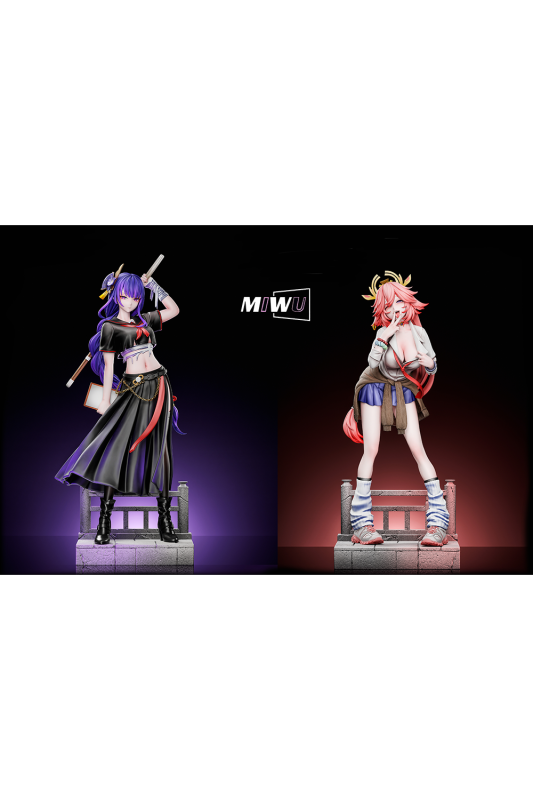 【Pre order】Miwu Studio 1/6 Genshin Impact Raiden Shogun & Yae Miko