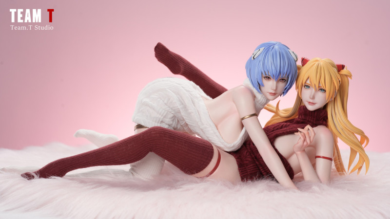 【Pre order】TEAM-T Studio 1/4 Neon Genesis Evangelion Asuka Langley Soryu & Ayanami Rei
