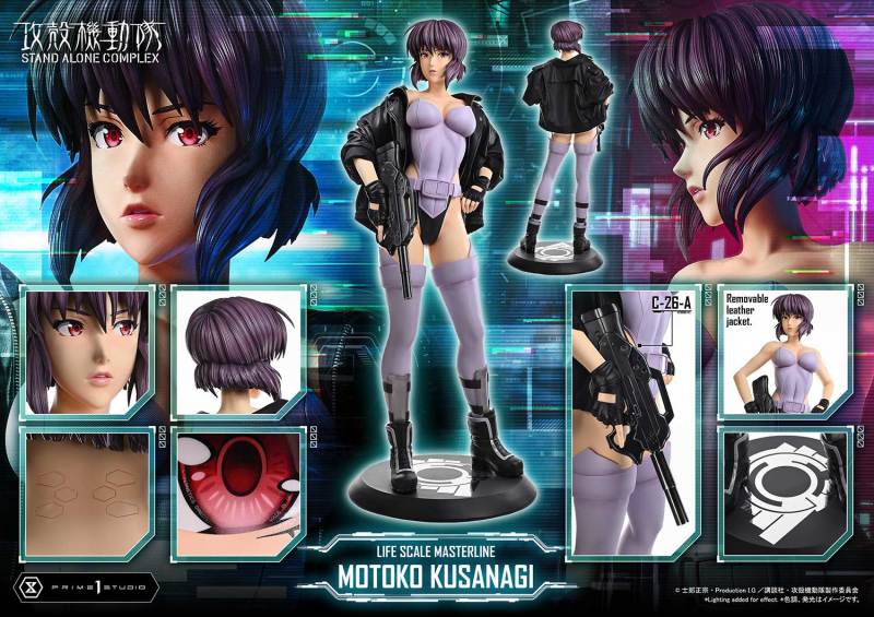 【Pre order】Prime 1 Studio 1/15 Ghost In The Shell Stand Alone Complex Motoko Kusanagi LSGITS-01S (Copyright)