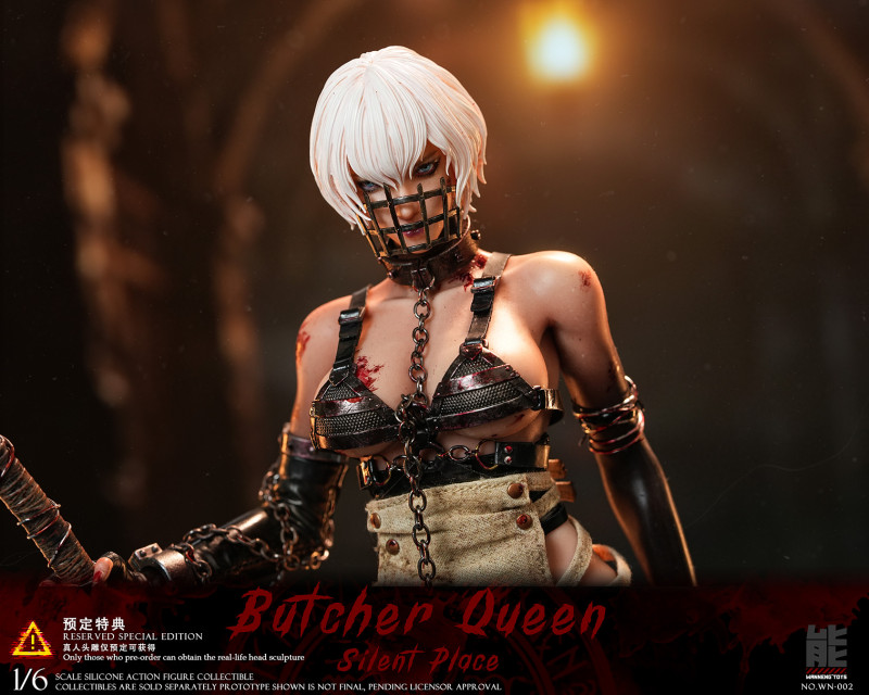 【Pre order】Wanneng Toys 1/6 A Quiet Place Butcher Queen Silicone Action Figure NO.WN-002A NO.WN-002B (Copyright)