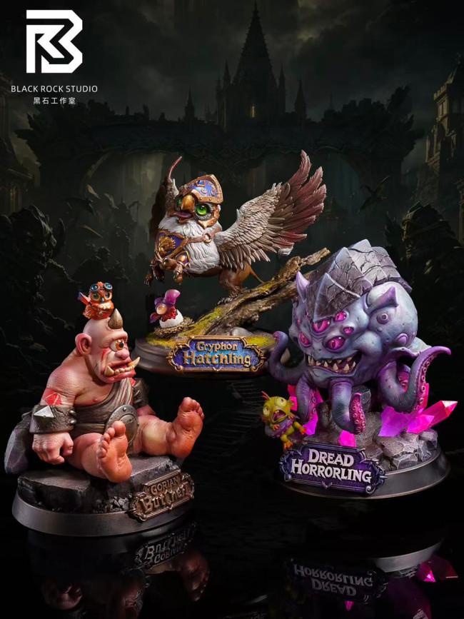 【Pre order】BRS Studio - Q ver Gryphon Hatchling & Gorian Butcher & Dread Horrorling