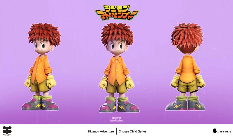 【Pre order】Butterfly Studio MH Scale & 1/6 Digimon Izumi Kōshirō & Tentomon